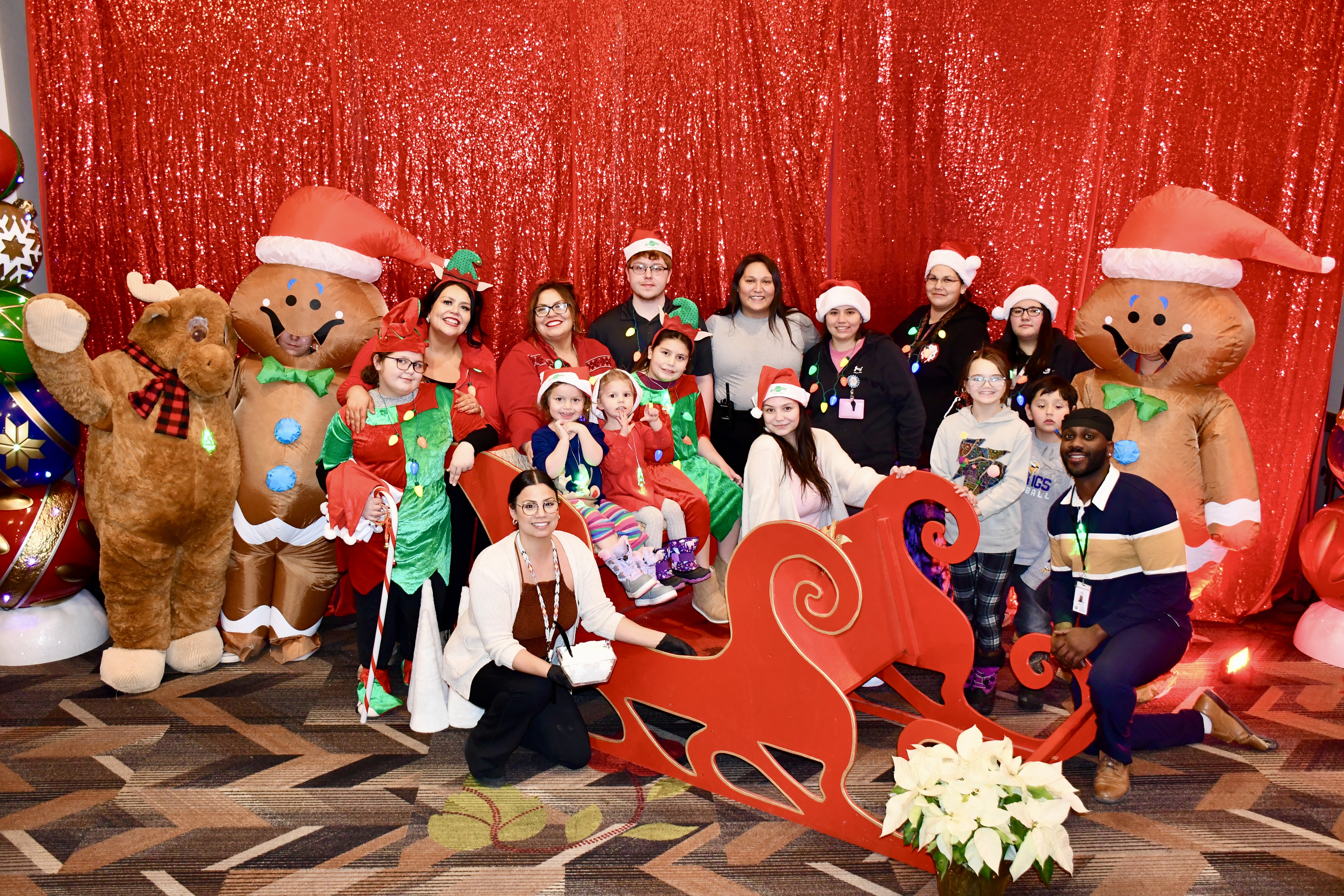 No shortage of holiday spirit at Fortune Bay Resort Casino!